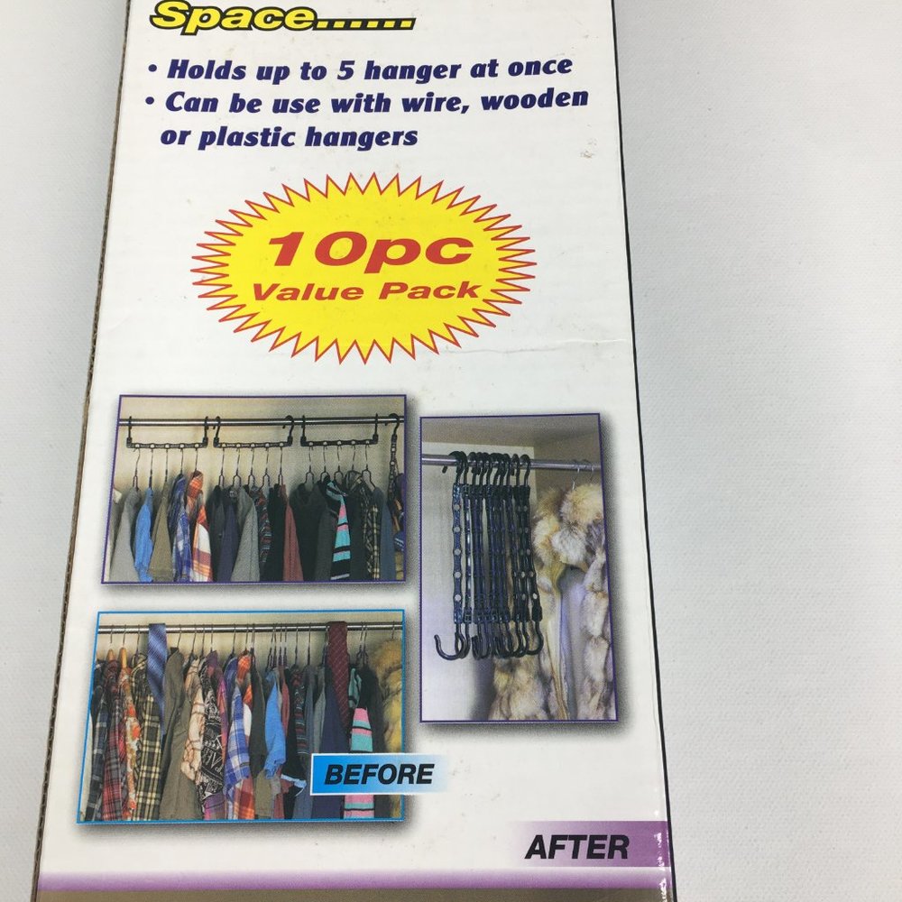 Closet Hangers Increase Space Clothes Organizer Storage Purses Belts